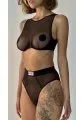 Boyfriend halter bra with thongs or classic panties