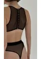 Boyfriend halter bra with thongs or classic panties