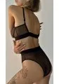 Boyfriend top with thongs or classic panties