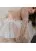 Soft ivory mesh gloves long type with perls