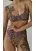 Bright lace woman lingerie set: underwire bra and thong panties